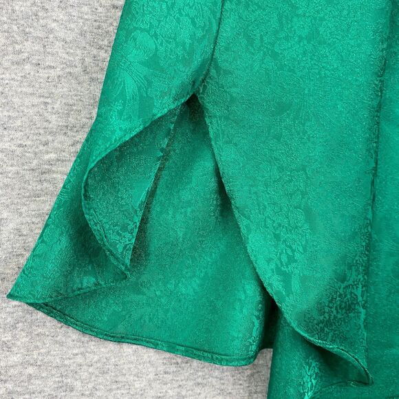 Vintage Kristine Tyler Nightie Womens Large Green Lingerie Chemise Slip Dress - Picture 6 of 13